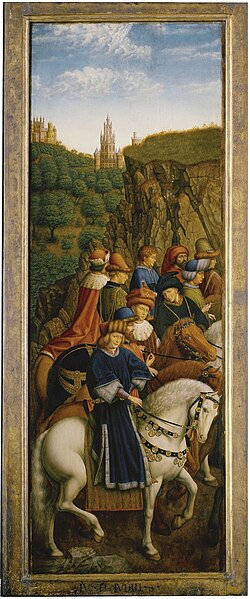 De Rechtvaardige Rechters, Jan van Eyck (kopie door Jef Van der Veken, 1939)